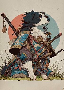 Samurai Dog Warrior