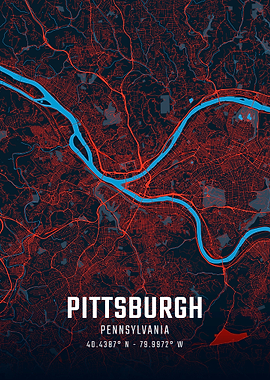 Pittsburgh City Map