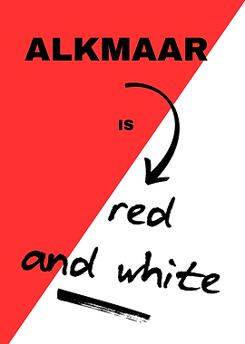Alkmaar is red and white