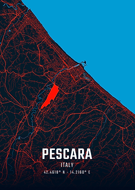 Pescara City Map