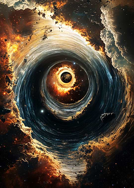 Cosmic Vortex: Space and Time Distortion