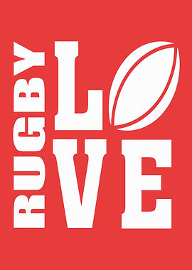 Rugby Love Graphic