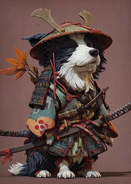 Samurai Dog Warrior
