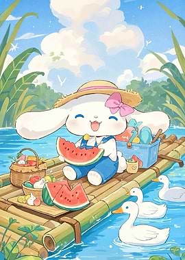 Cinnamoroll's Watermelon Picnic