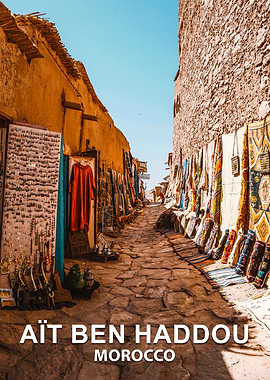 Ait Ben Haddou, Morocco street view