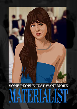 Materialist Dakota Johnson Digital Art
