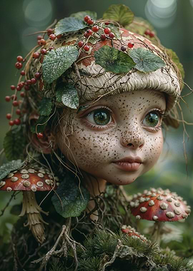 Forest Fairy Child Portrait