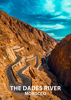 The Dades River, Morocco