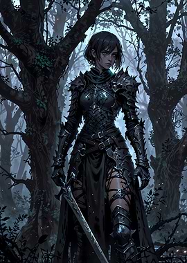 Female Shadow Forest Knight