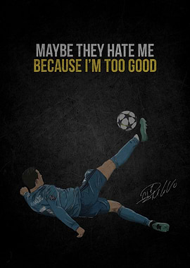 Cristiano Ronaldo Bicycle Kick Illustration