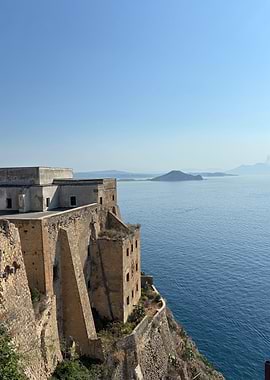 Coastal Fortress in Procida, Italy