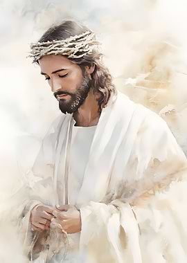 Jesus Christ with Crown of Thorns