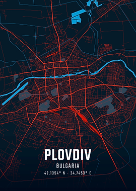 Plovdiv City Map