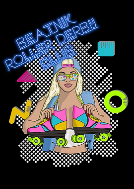 Beatnik Roller Derby Club - Retro Girl