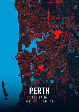 Perth City Map