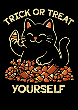 Trick or Treat Yourself Cat