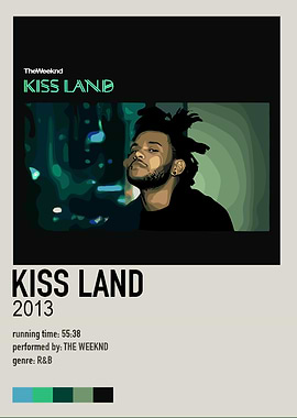The Weeknd - Kiss Land Album Art