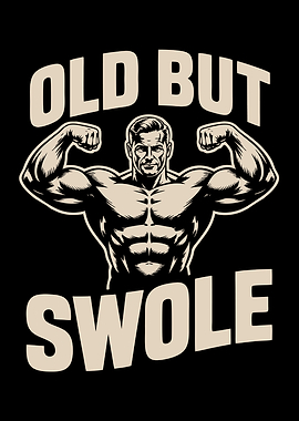 Old But Swole Bodybuilder Gym Muscles