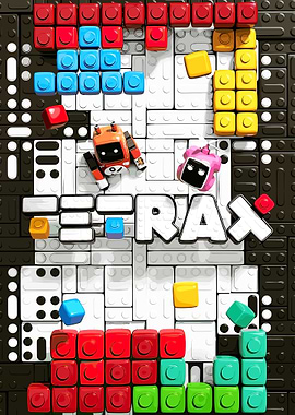 RAX Logo with Colorful Blocks
