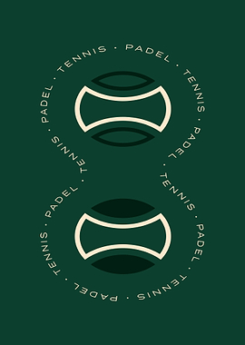 Tennis and Padel Minimalist Design