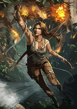 Lara Croft in Action