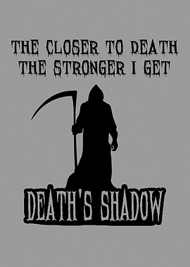 Death's Shadow Grim Reaper Silhouette