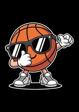 Cool Hoops Basketball with Attitude