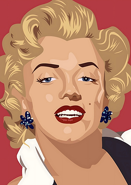 Marilyn Monroe Portrait Illustration