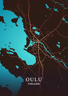 Oulu City Map