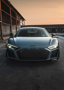 Audi R8 Front View