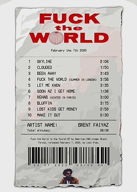 Brent Faiyaz - Fuck the World EP
