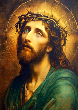 Jesus Christ with Crown of Thorns