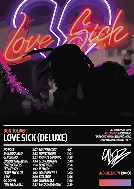 Don Toliver - Love Sick (Deluxe) album cover