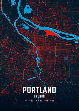 Portland City Map