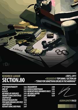 Kendrick Lamar - Section.80 Album Art