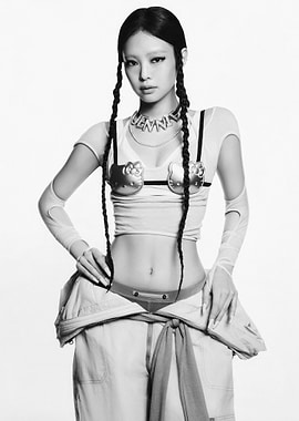 jennie kim blackpink fashion portrait
