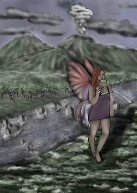 Fairy lost in thought