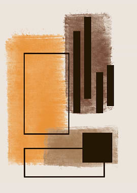 Abstract Geometric Shapes Art