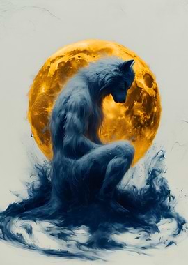 Werewolf and the Moon
