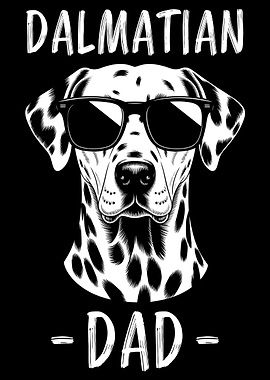 Dalmatian Dad with Sunglasses