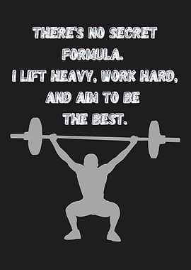 Weightlifting Motivation: No Secret Formula