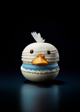 Duck Macaron Dessert