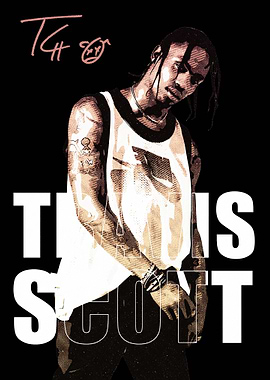 Travis Scott Portrait art