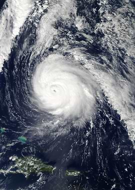 Hurricane's Majestic Swirl