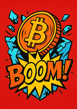 Bitcoin Pop Art