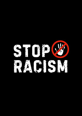 Stop Racism Graphic Design