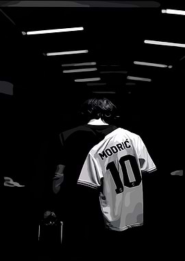 Luka Modrić Jersey Number 10