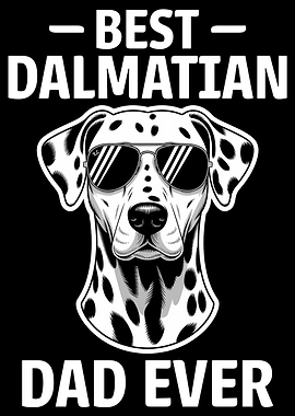 Best Dalmatian Dad Ever Graphic