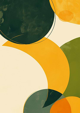 Abstract Circles Art