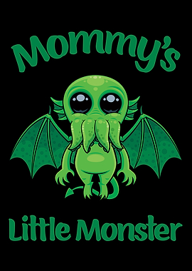 Mommy’s Little Monster Cute Baby Cthulhu